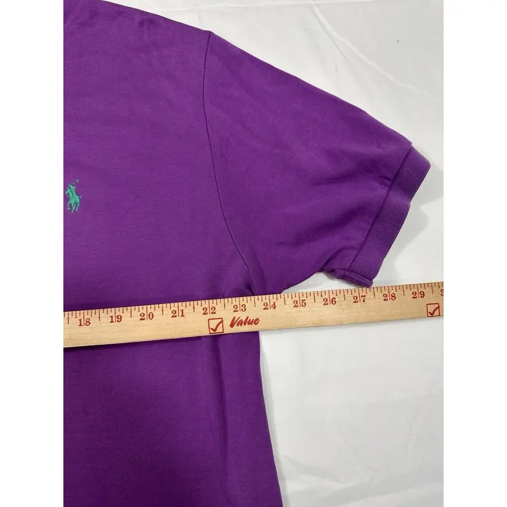 Polo Ralph Lauren Purple Men’s Polo Size Large 100% Cotton